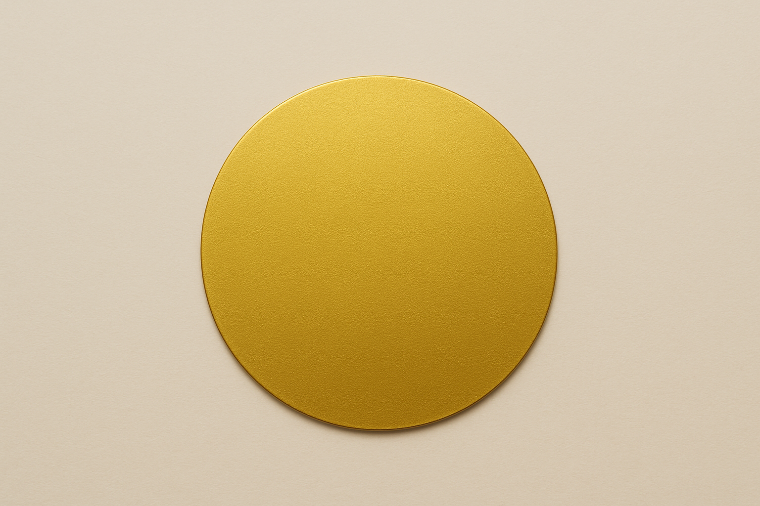 Gold Circle filled in Gold