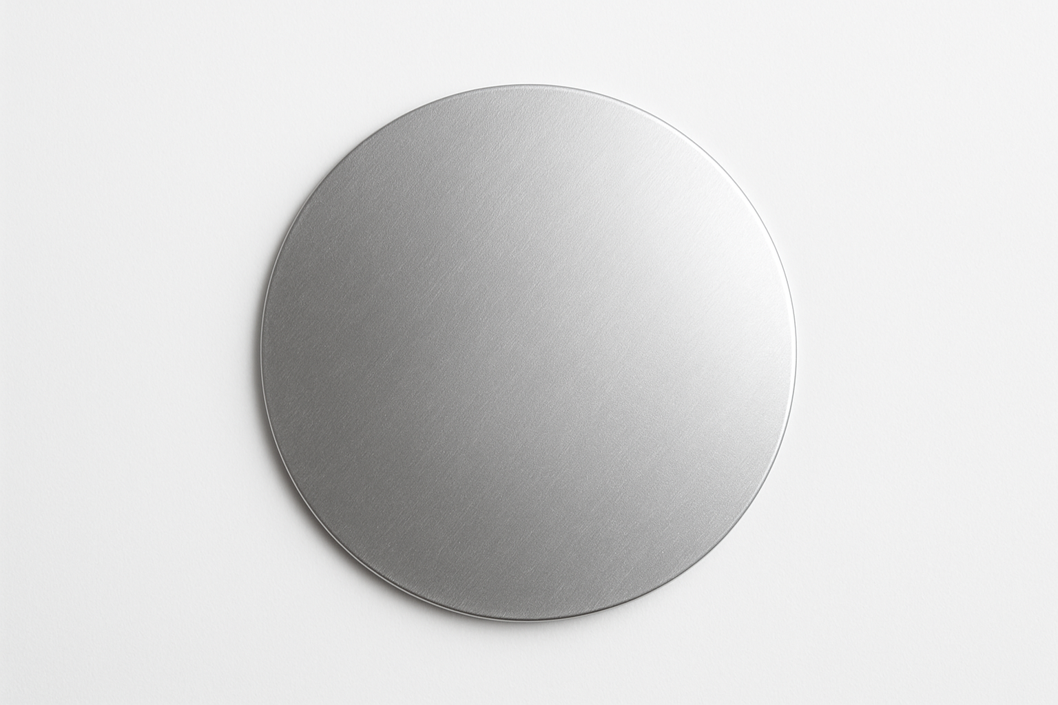 Silver Circle all filled in silver