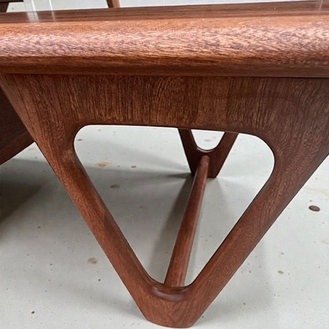 Refinished 1961 Lane Perception Coffee Table – Warren Church Design, MCM Walnut