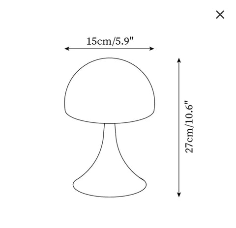 Bauhaus Cream Dome Glass LED Table Lamp – Mid-Century Modern Chrome Accent Light