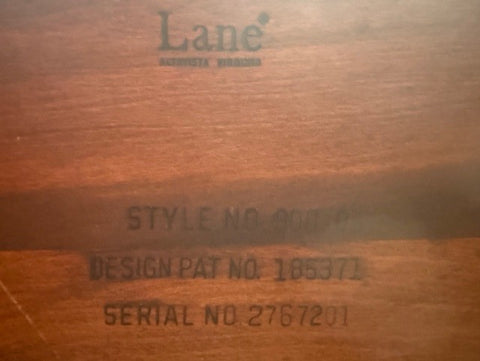 1967 Lane Acclaim End Table – Mid-Century Modern Walnut