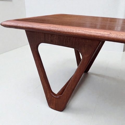 Refinished 1961 Lane Perception Coffee Table – Warren Church Design, MCM Walnut