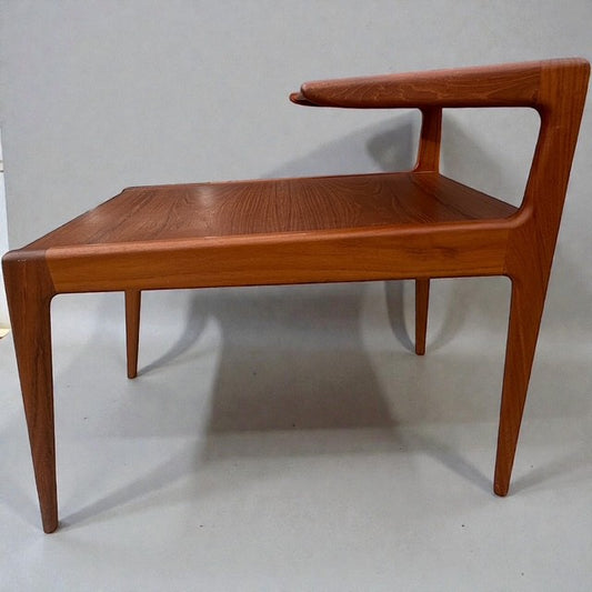 Danish MCM Teak Two-Tier End Table – 1960s Jason Mobler,  Kurt Ostervig Design