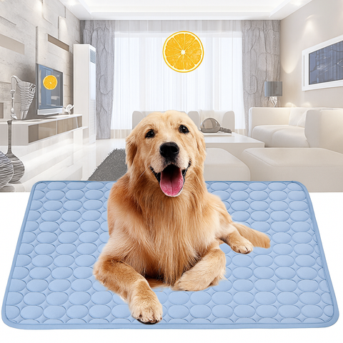 Lightweight Cooling Pet Mat – Washable Summer Pad for Dogs & Cats, Breathable & Soft Cooling Fabric