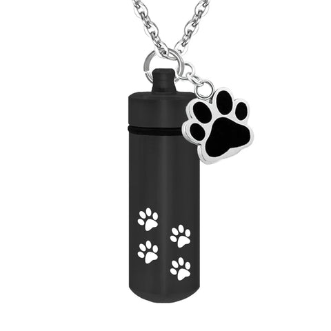 Pet Memorial Cremation Necklace for Dog & Cat Ashes