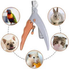 LED Pet Nail Clipper Scissors – Professional Cat & Dog Nail Trimmer with Safety Light