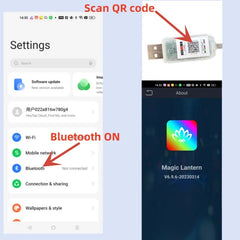 Smart Christmas LED Lights - Bluetooth App & Remote Controlled, USB Powered