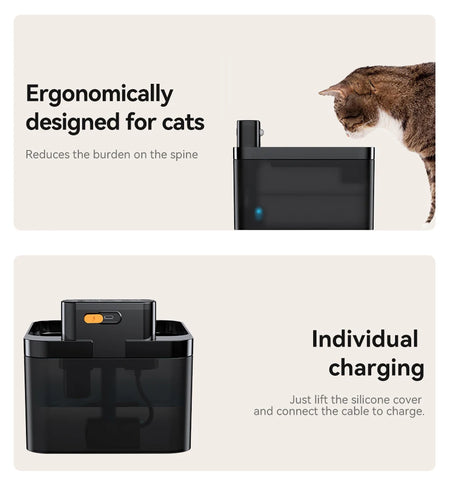 Wireless Smart Cat Water Fountain – Infrared Sensor, Rechargeable, 2.2L Quiet Automatic Pet Water Dispenser