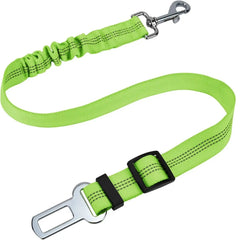 Adjustable Pet Car Safety Seat Belt – Elastic Shock-Absorbing Travel Restraint for Dogs & Cats