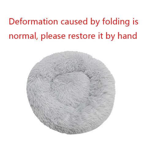 Soft & Cozy Plush Pet Bed – The Ultimate Snuggly Retreat for Dogs & Cats