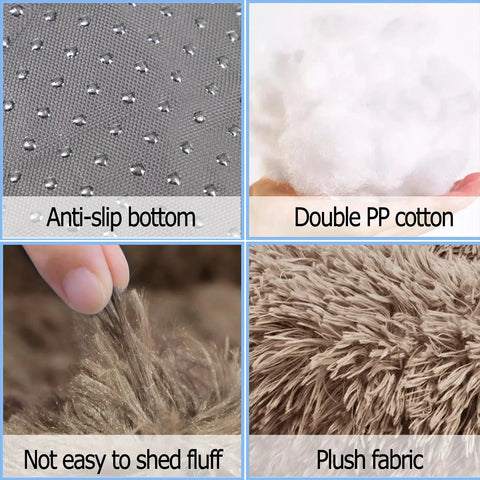 Soft & Cozy Plush Pet Bed – The Ultimate Snuggly Retreat for Dogs & Cats