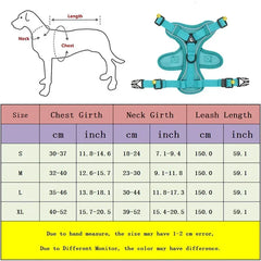 No-Pull Dog Harness & Leash Set – Adjustable Reflective Mesh Vest for Small & Medium Dogs and Cats