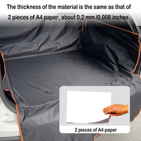 SUV Cargo Liner – Waterproof Trunk Seat Cover for Back Cargo Area, Universal Fit  Item Description: