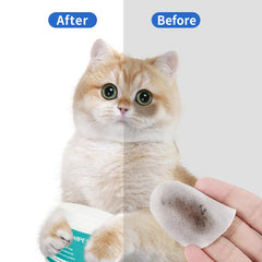 Gentle Pet Eye Wipes – Tear Stain Remover for Cats & Dogs (100pcs)