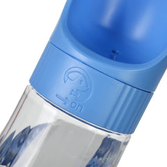 2-in-1 Portable Dog/Cat Water & Food Bottle – Leakproof Travel Dispenser