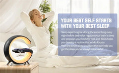 Wireless Charging Dock with LED Light & Bluetooth Speaker APP Controlled