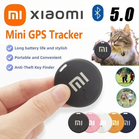 Xiaomi Mini GPS Bluetooth 5.0 Tracker – Anti-Lost Device for Pets, Kids, Wallets & Bags (iOS & Android)