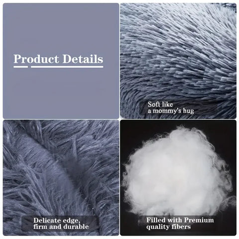 Soft & Cozy Plush Pet Bed – The Ultimate Snuggly Retreat for Dogs & Cats