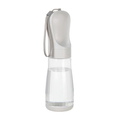 2-in-1 Portable Dog/Cat Water & Food Bottle – Leakproof Travel Dispenser