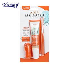 Dog Dental Care Kit – Toothbrush & Natural Banana-Flavored Toothpaste, Reduces Plaque & Tartar