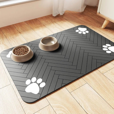 Pet Feeding Mat – Absorbent, Waterproof, and Anti-Slip for Mess-Free Mealtimes
