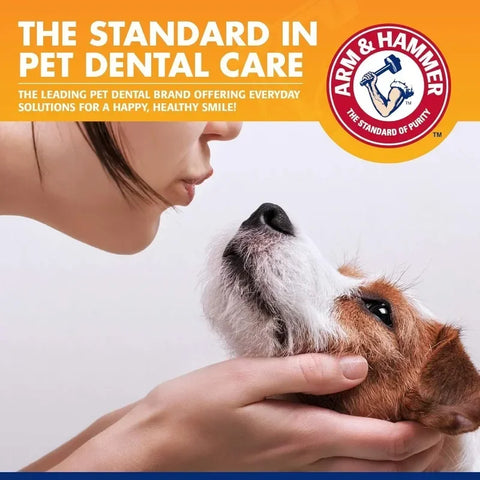 Dog Dental Care Kit – Toothbrush & Natural Banana-Flavored Toothpaste, Reduces Plaque & Tartar