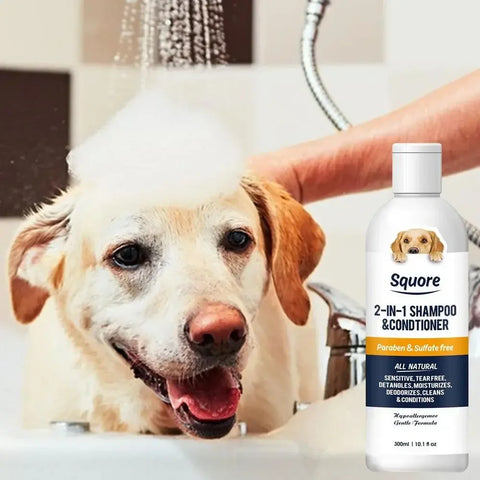 2-in-1 Dog Shampoo & Conditioner – Natural Botanical Formula, pH Balanced for Sensitive Skin