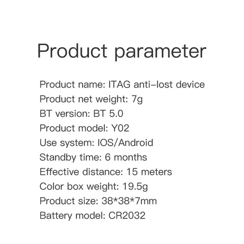 Xiaomi Mini GPS Bluetooth 5.0 Tracker – Anti-Lost Device for Pets, Kids, Wallets & Bags (iOS & Android)