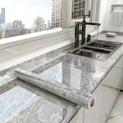 40cm Adhesive Marble Wallpaper