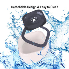 Anti-Splash Pet Water Bowl – 1L Large Capacity No-Spill Drinking Bowl for Dogs & Cats