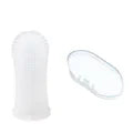 360° Silicone Pet Finger Toothbrush with Case – Gentle Dental Care for Dogs & Cats