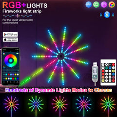 Smart RGBIC Dynamic Star LED Light Strip – App Controlled Holiday and Party Decor