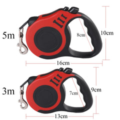 Automatic Retractable Pet Leash – 16ft Durable Nylon Lead for Small Dogs & Cats