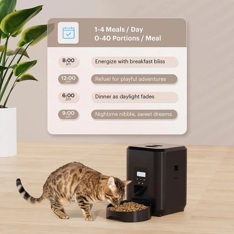 Smart Cat/Dog Automatic  Feeder Dispenser Smart App Controlled