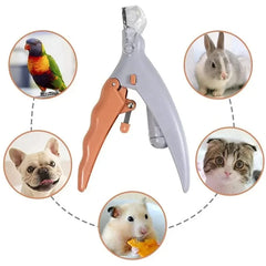 LED Pet Nail Clipper Scissors – Professional Cat & Dog Nail Trimmer with Safety Light