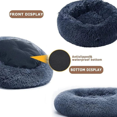 Soft & Cozy Plush Pet Bed – The Ultimate Snuggly Retreat for Dogs & Cats
