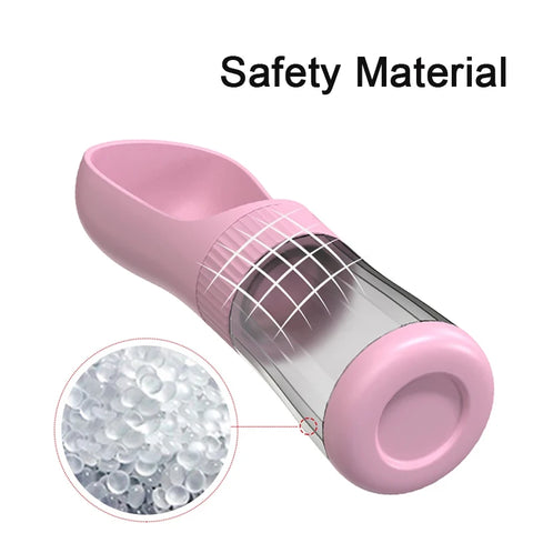 2-in-1 Portable Dog Water Bottle & Food Container – Travel Pet Hydration & Feeding Bottle