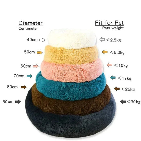 Soft & Cozy Plush Pet Bed – The Ultimate Snuggly Retreat for Dogs & Cats