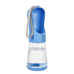 2-in-1 Portable Dog/Cat Water & Food Bottle – Leakproof Travel Dispenser
