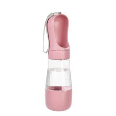 2-in-1 Portable Dog/Cat Water & Food Bottle – Leakproof Travel Dispenser