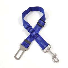 Adjustable Pet Car Safety Seat Belt – Elastic Shock-Absorbing Travel Restraint for Dogs & Cats