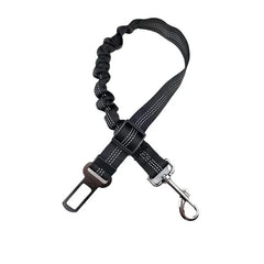 Adjustable Pet Car Safety Seat Belt – Elastic Shock-Absorbing Travel Restraint for Dogs & Cats
