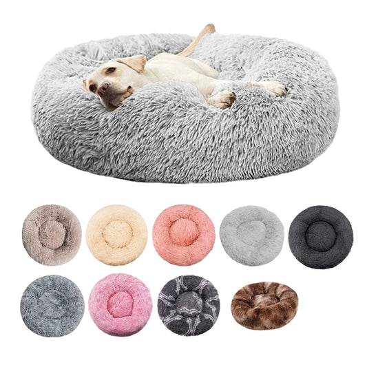 Soft & Cozy Plush Pet Bed – The Ultimate Snuggly Retreat for Dogs & Cats