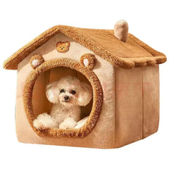 Cozy Cat & Dog House Bed – Perfect for Small to Medium Pets