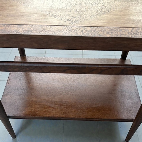 Refinished 1955 Walnut Lane Altavista Mid-Century Modern 3-Piece Table Set