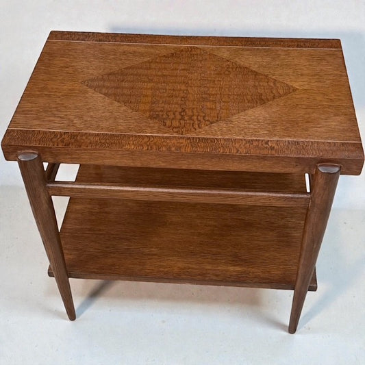 Refinished 1955 Walnut Lane Altavista Mid-Century Modern 3-Piece Table Set