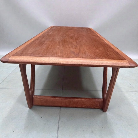 Refinished 1961 Lane Perception Coffee Table – Warren Church Design, MCM Walnut