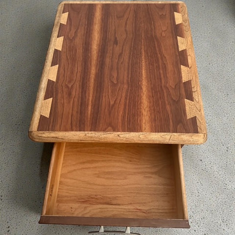 Pair of Restored 1964 Lane Acclaim End Tables – Mid-Century Modern Walnut