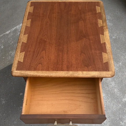 Pair of Restored 1964 Lane Acclaim End Tables – Mid-Century Modern Walnut